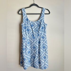 Jopna Blue and White Dress